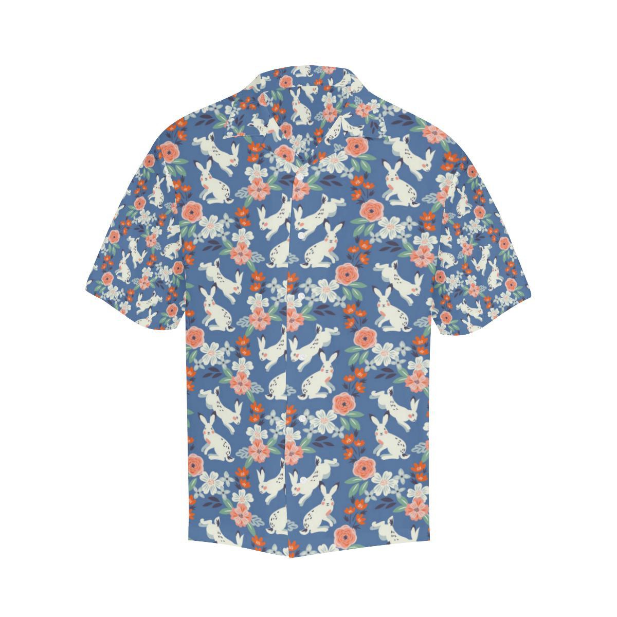 Bunny Pattern Print Design Hawaiian Shirt