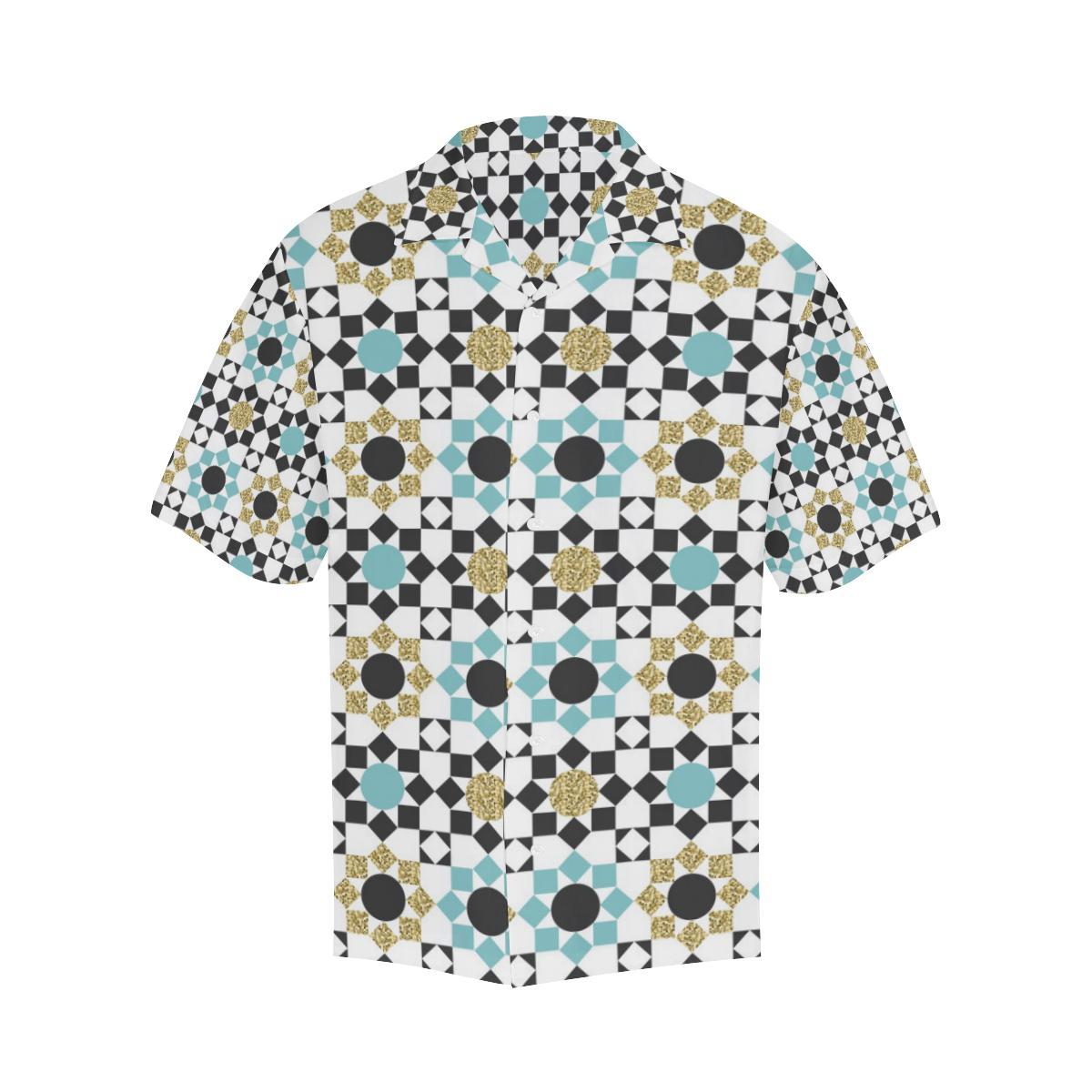 Arabic Morocco Pattern Mens All Over Print Hawaiian Shirt
