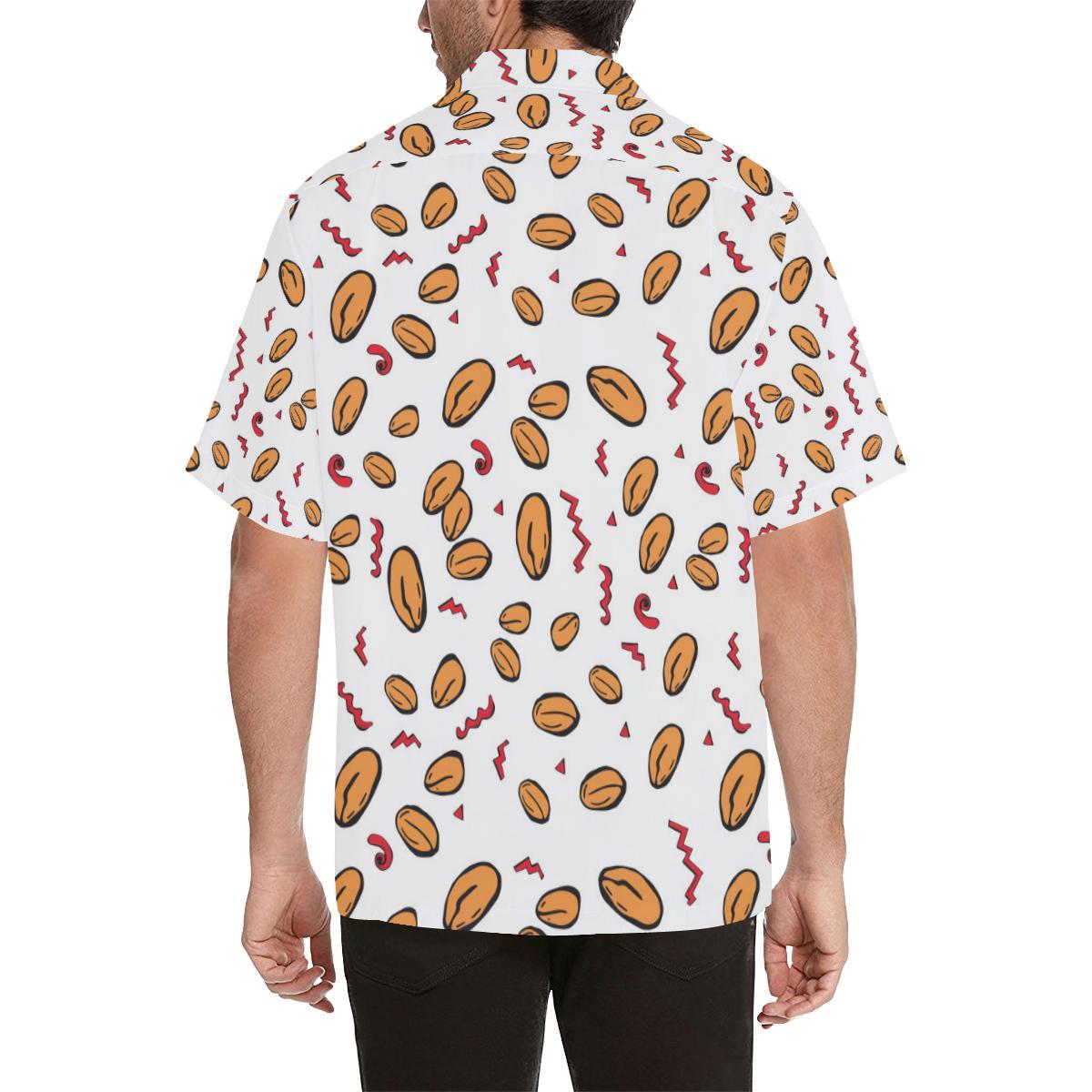 Peanuts Pattern Background Mens All Over Print Hawaiian Shirt