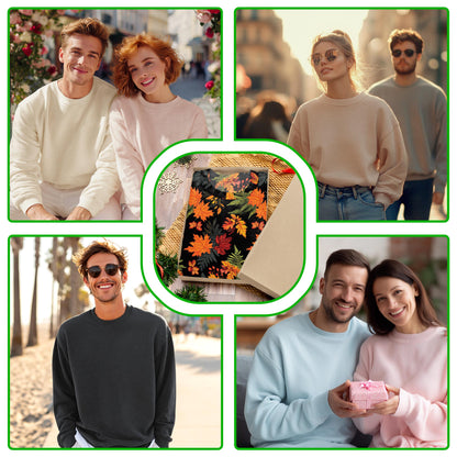 Vintage Autumn Maple Leaves Sweatshirt – Vintage 3D All Over Print Design