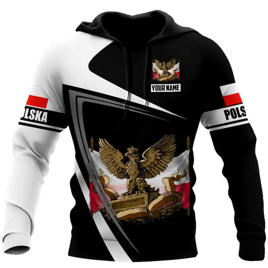 Personalized Polska All Over Printed Unisex Hoodie