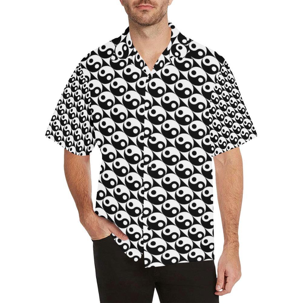 Yin Yang Print Design Hawaiian Shirt