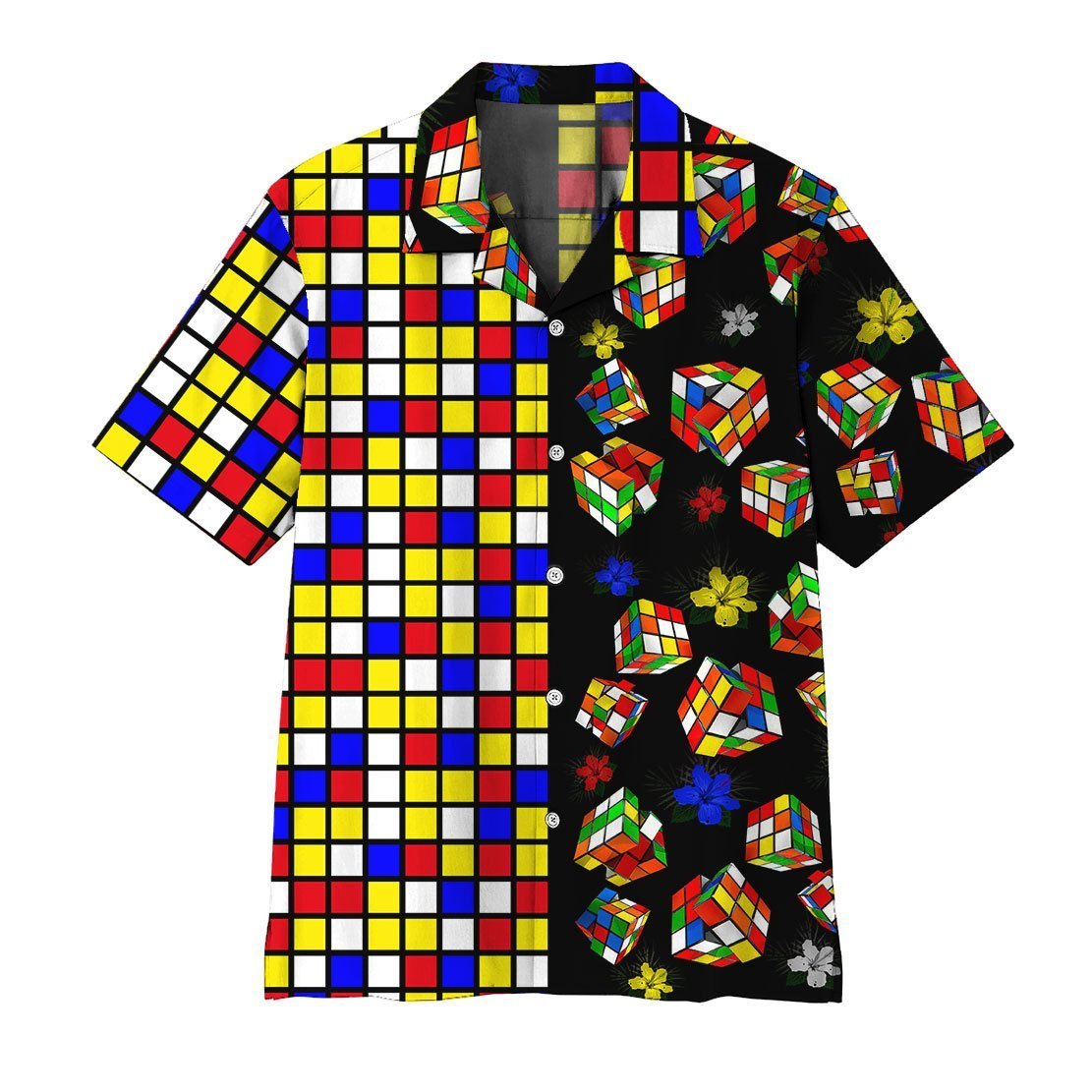  3D Rubik Hawaii Shirt