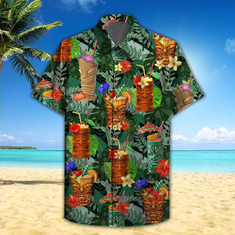 Hawaiian Aloha Shirts Aloha Tiki Cocktail