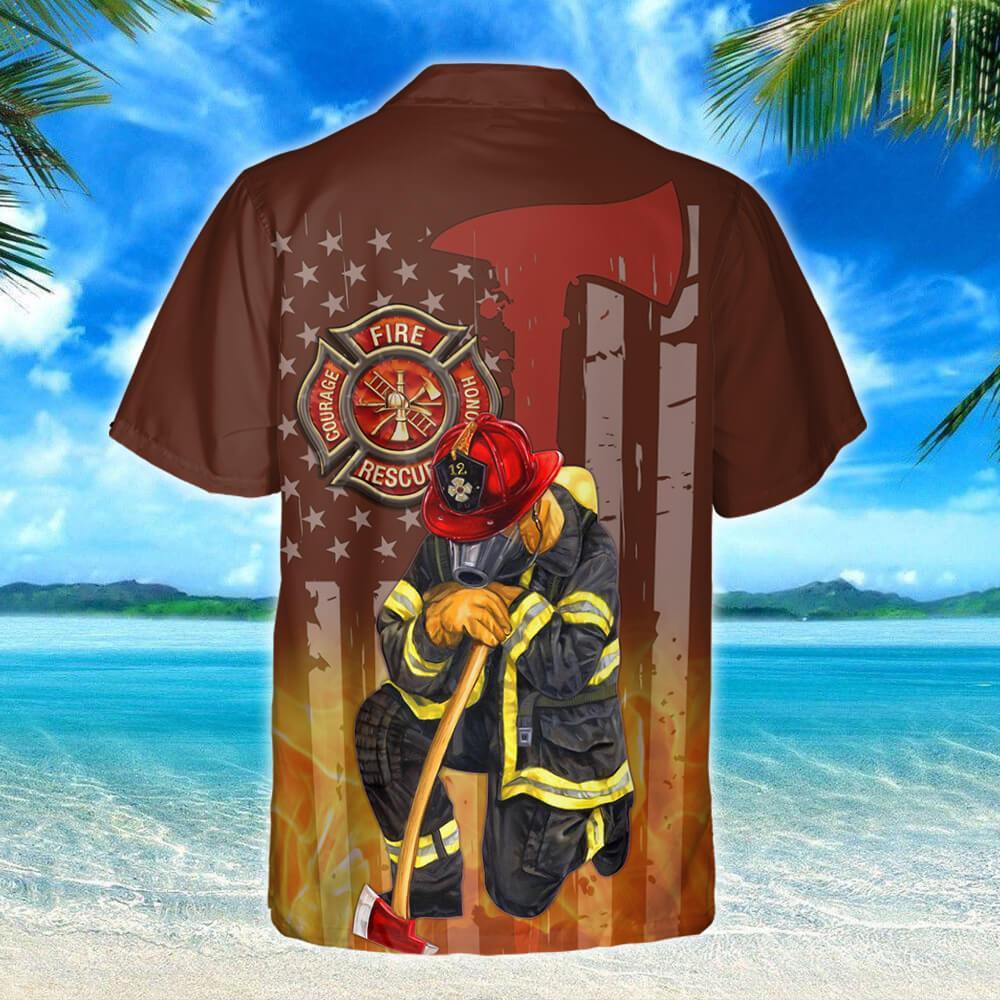 Proud Retired Firefighter Hawaiian Shirt Pn588Hw