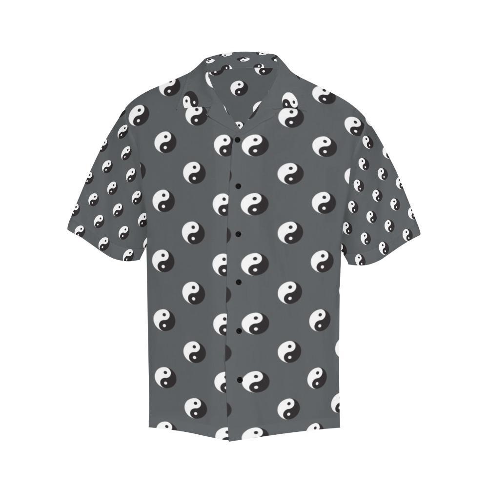 Yin Yang Print Design Hawaiian Shirt