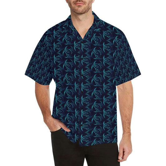 Vikings Print Design Hawaiian Shirt