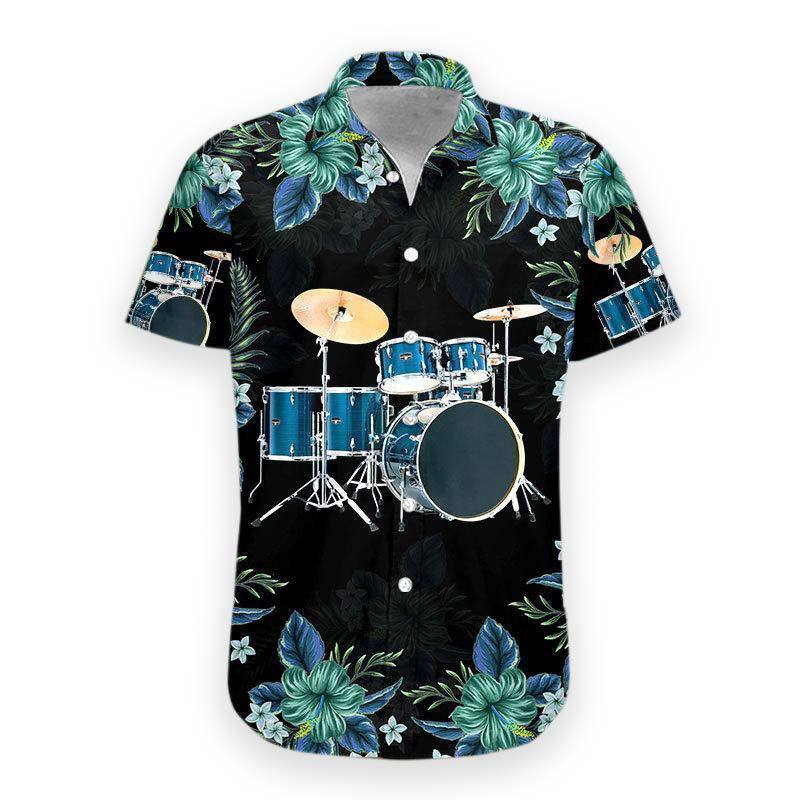  3D Drum Hawaii Shirt