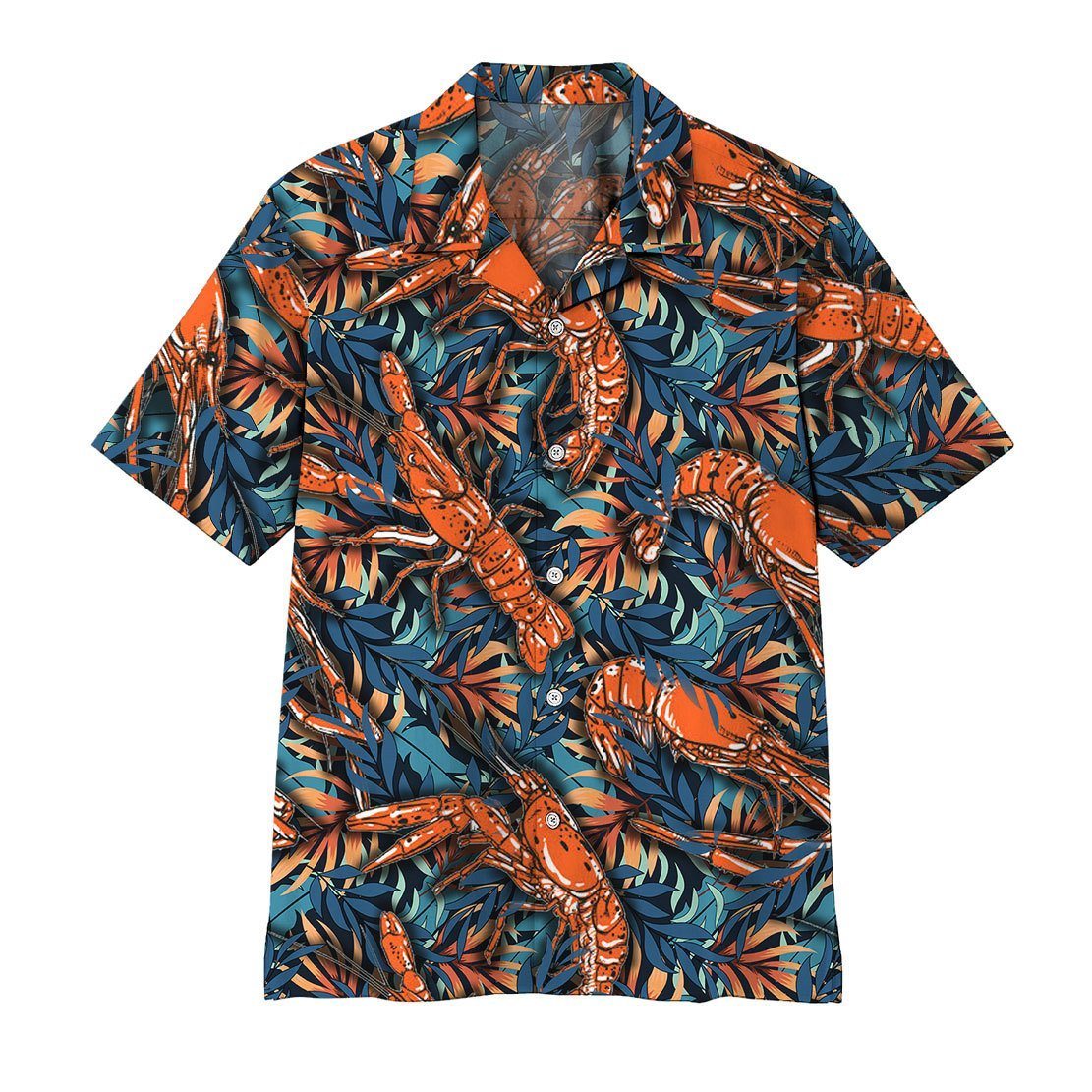  3D Shrimp Hawaii Shirt