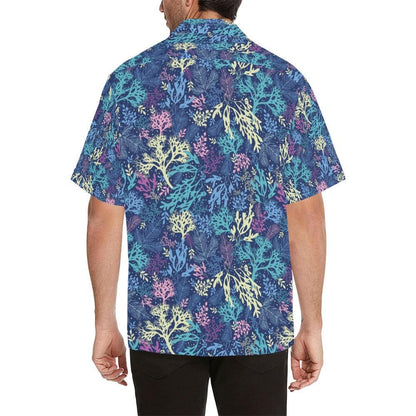 Seaweed Print Design Hawaiian Shirt