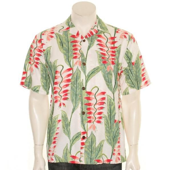 Heliconia Garden White Awesome Design Hawaiian Shirt Dhc18061117