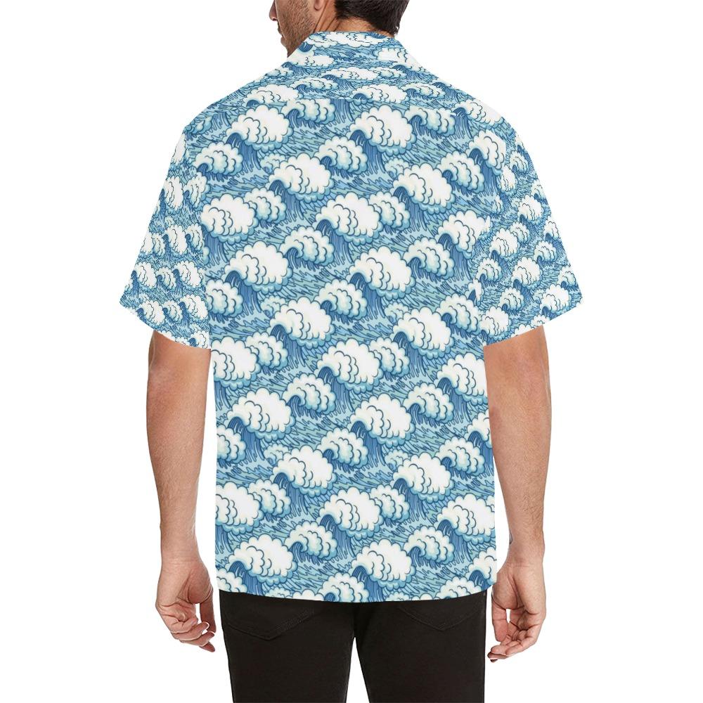 Wave Japan Style Print Design Lks3 Hawaiian Shirt