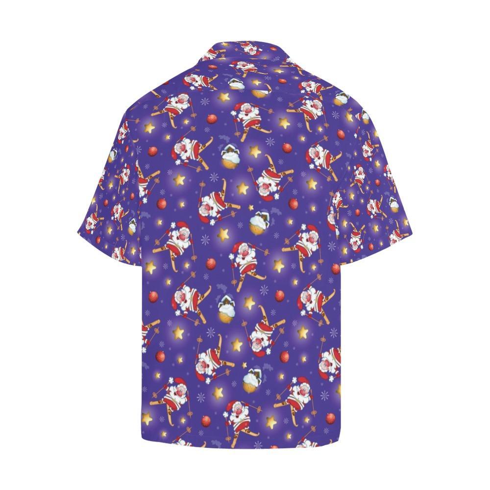 Ski Print Design Hawaiian Shirt