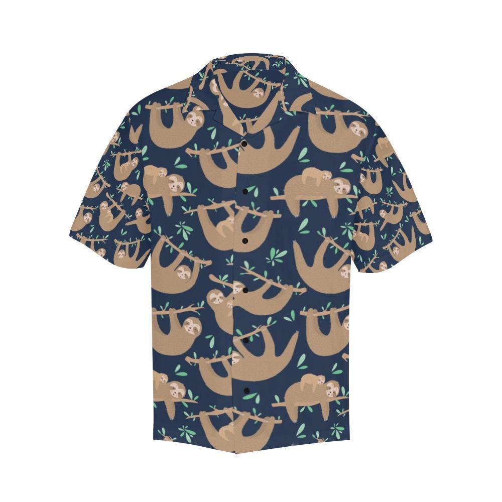 Sloth Print Design Hawaiian Shirt