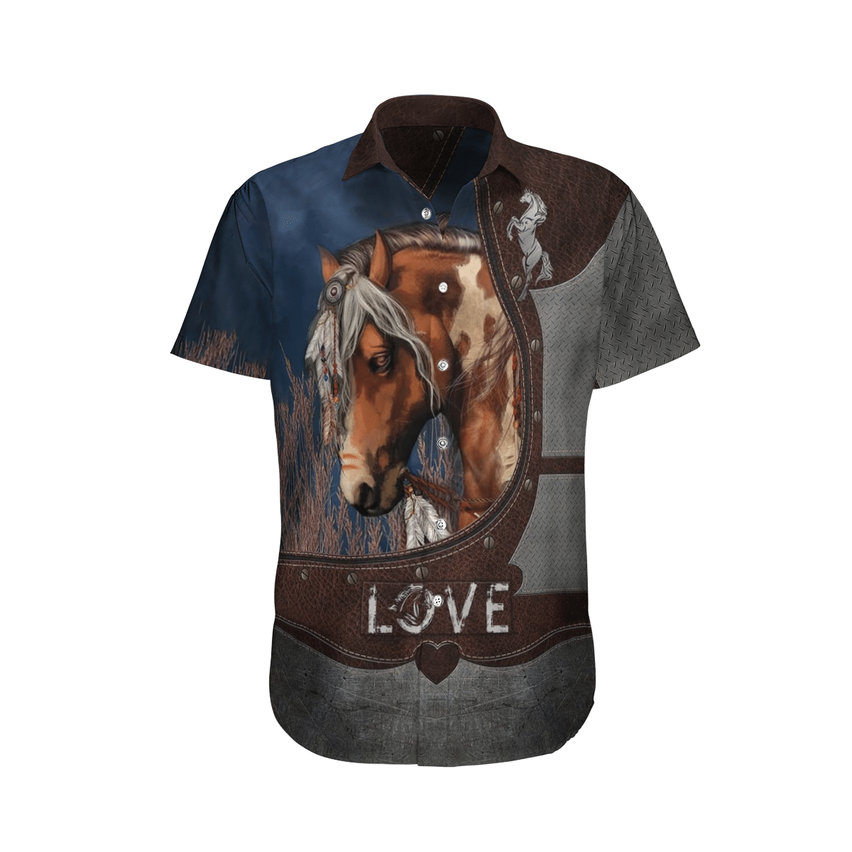 Horse  Gray Unique Design Unisex Hawaiian Shirt For Men And Women Dhc17063589