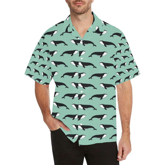 Whale Print Design Hawaiian Shirt