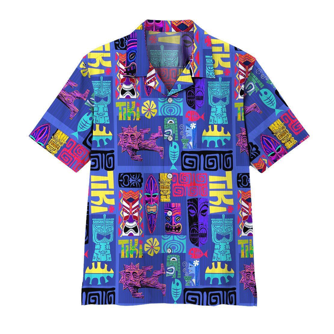  3D Tiki Tiki Hawaii Shirt