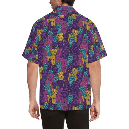 Yorkshire Terriers Print Design 0 Hawaiian Shirt