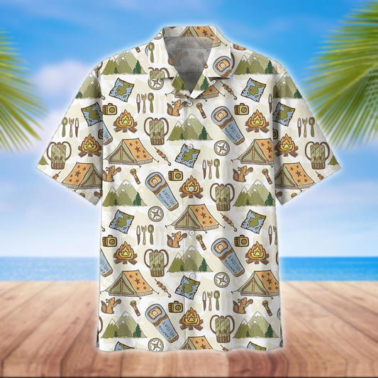 Camping Hawaiian Shirt 14 | Unique Beach Shirt Hawaiian