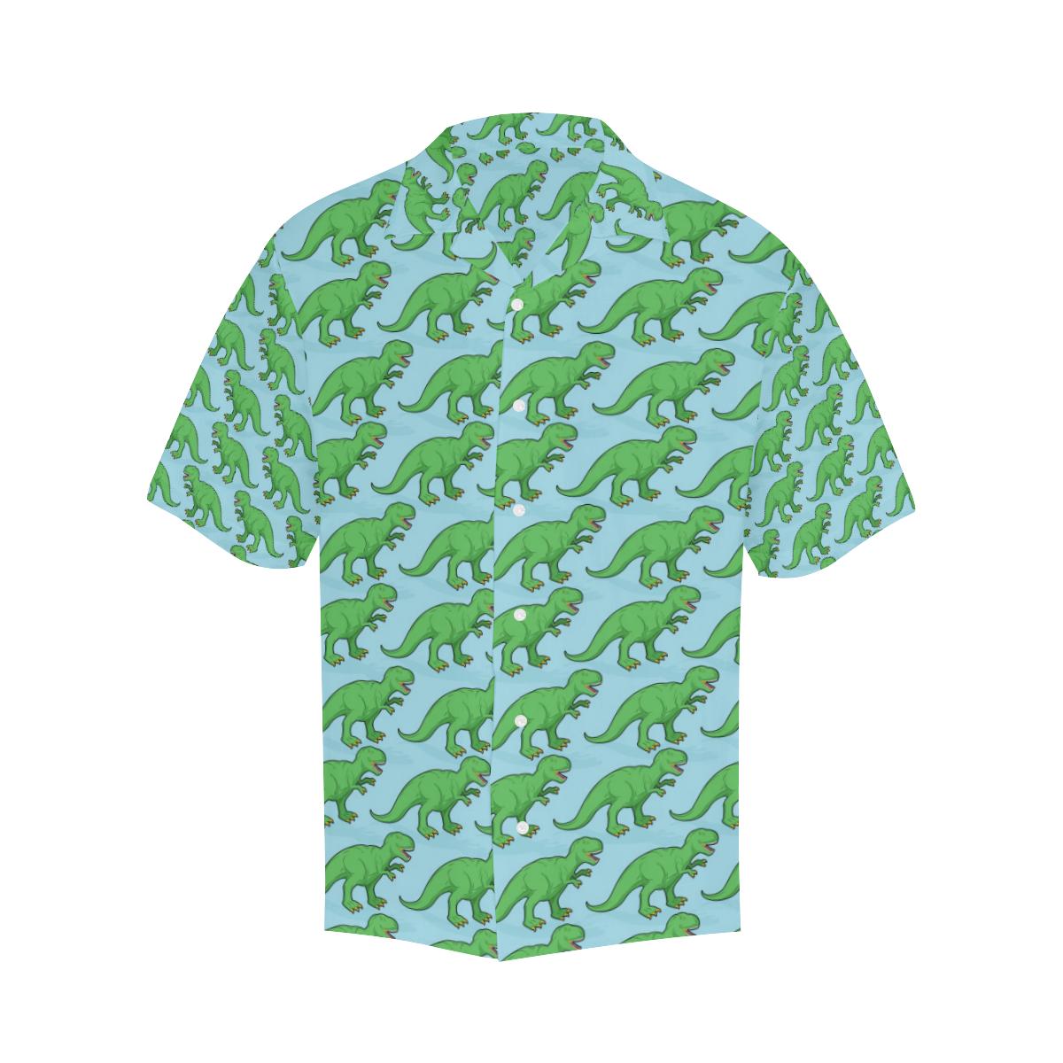T Rex Pattern Print Design A Hawaiian Shirt