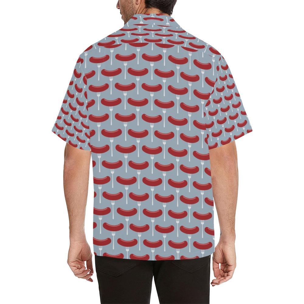 Sausage Print Design Hawaiian Shirt
