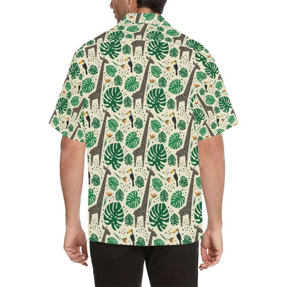 Rainforest Giraffe Pattern Print Design A Hawaiian Shirt