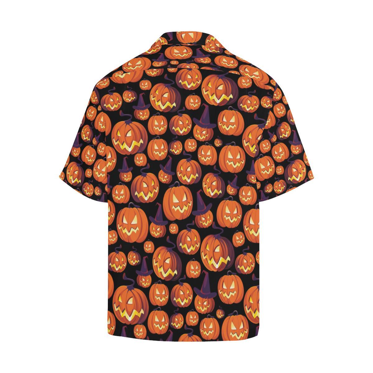 Halloween Pattern Print Design Hawaiian Shirt