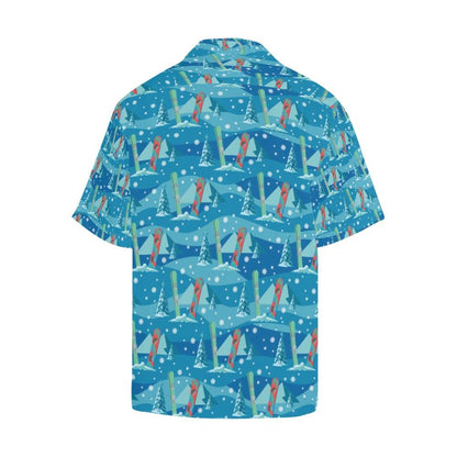Snowboard Print Design Hawaiian Shirt