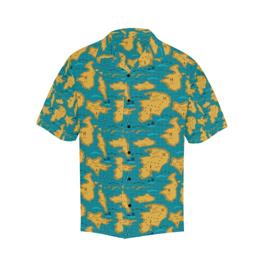 World Map Print Design Hawaiian Shirt