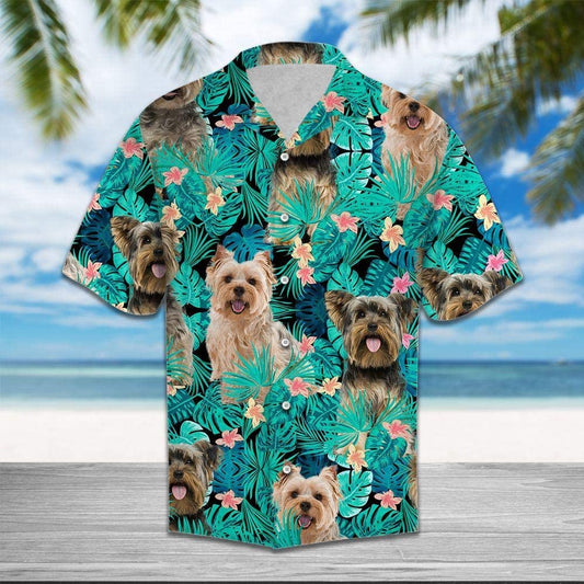 Yorkshire Terrier Tropical Hawaiian Shirt 131