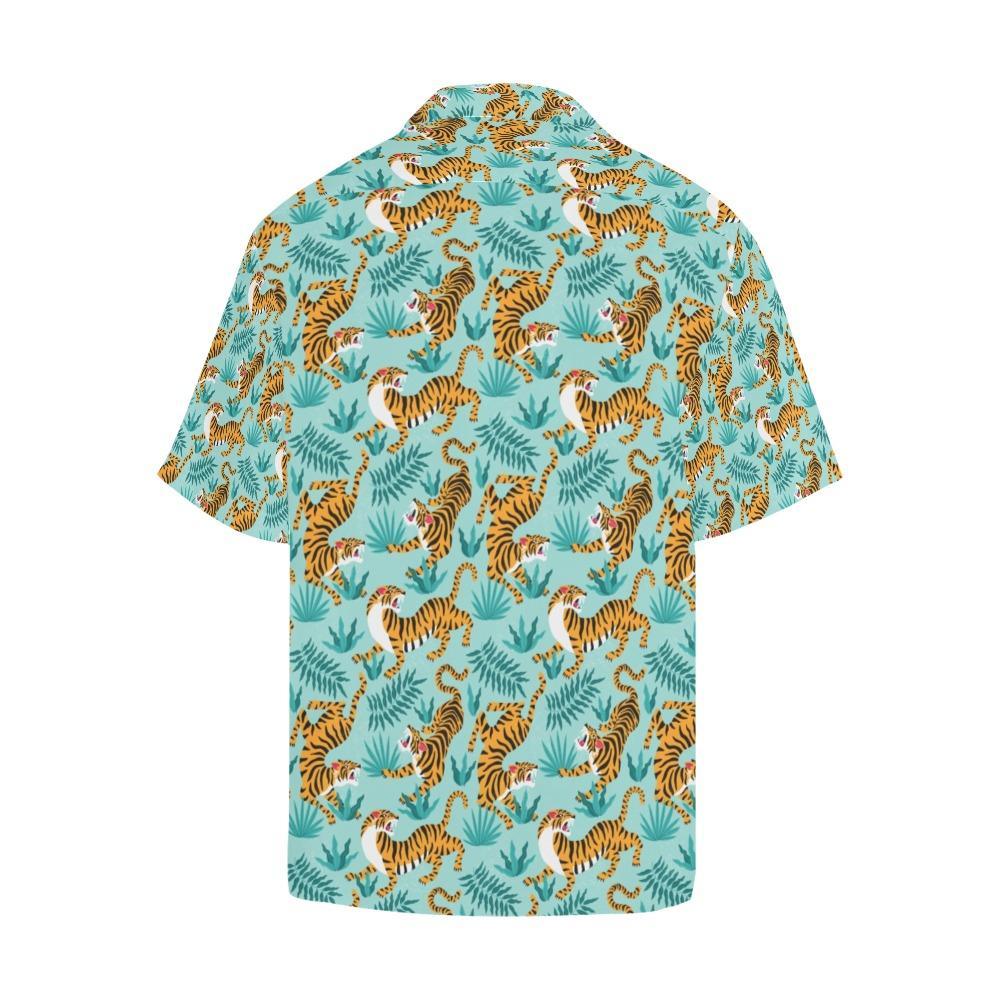 Tiger Print Design Hawaiian Shirt