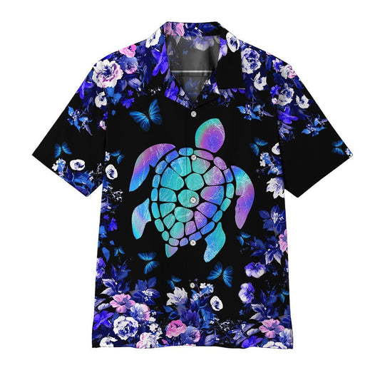  3D Holographic Turtle Hawaii Shirt