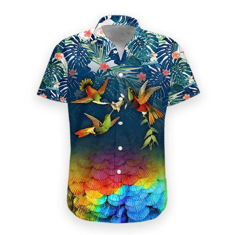  3D Hummingbird Hawaii Shirt