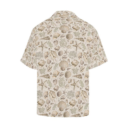 Seashell Print Design Hawaiian Shirt
