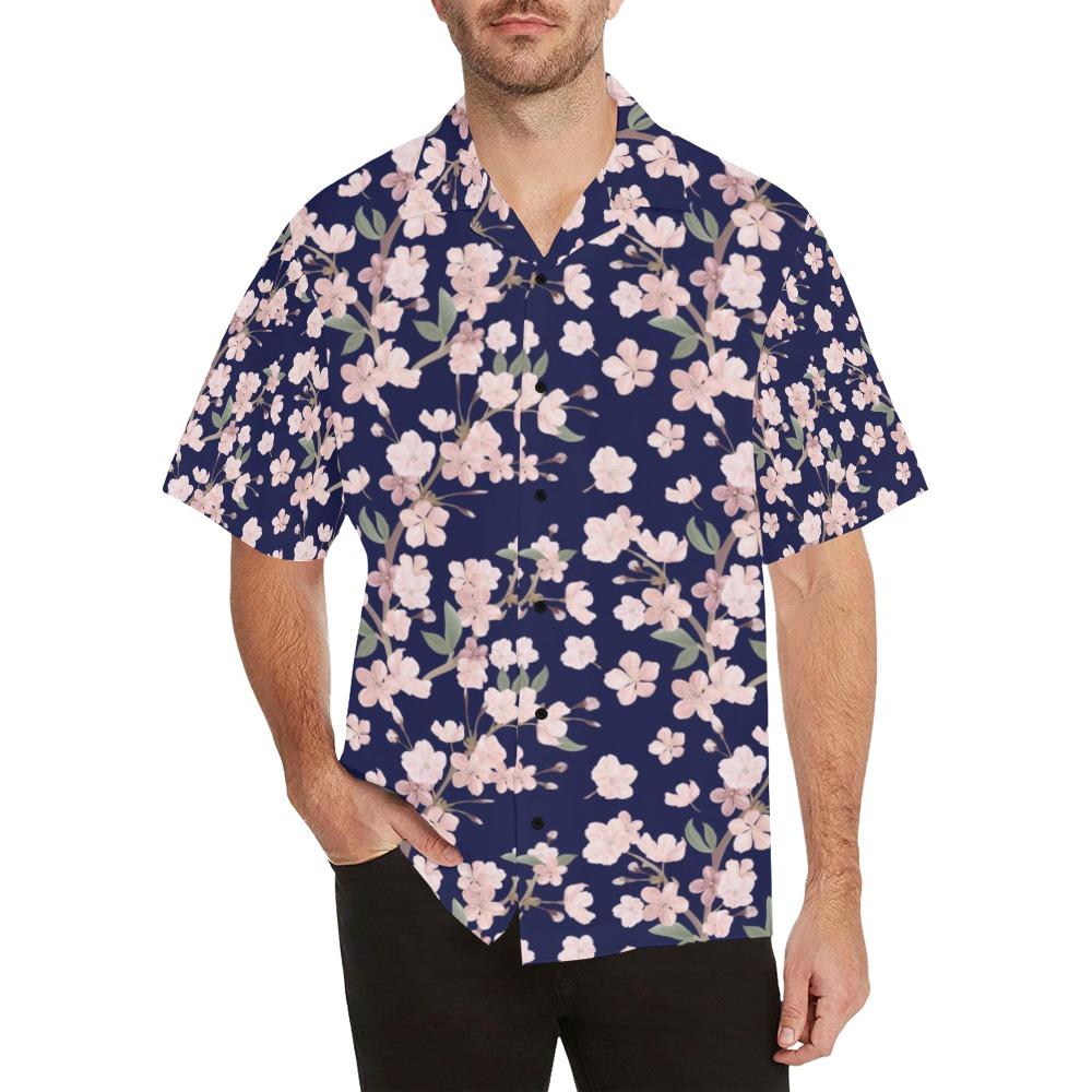 Sakura Print Design Hawaiian Shirt