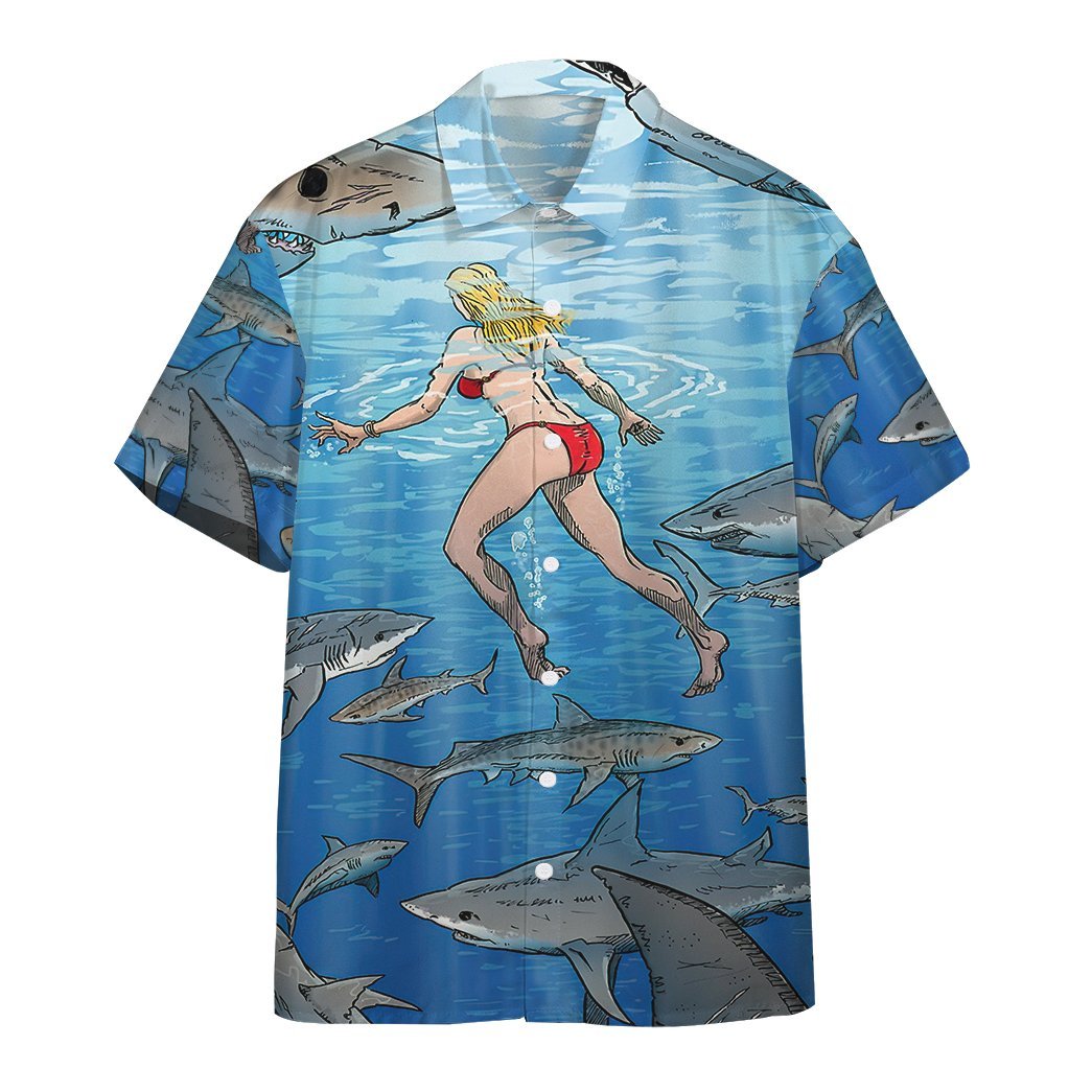  3D Below The Surface Custom Hawaii Shirt