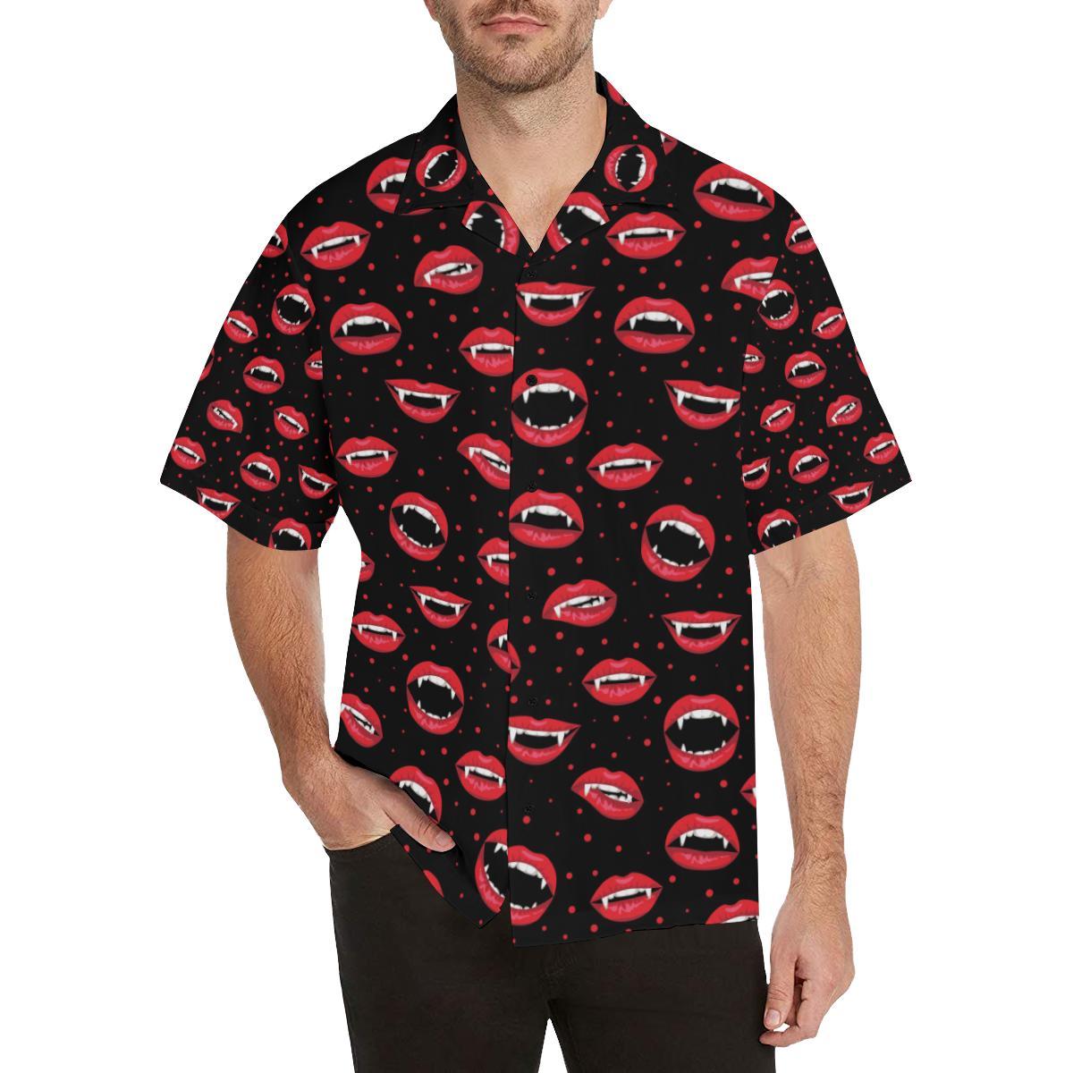 Halloween Pattern Print Design Hawaiian Shirt