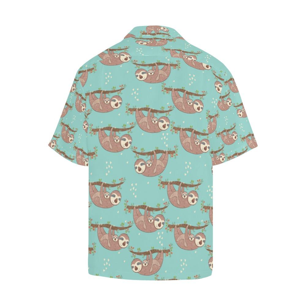 Sloth Print Design Hawaiian Shirt