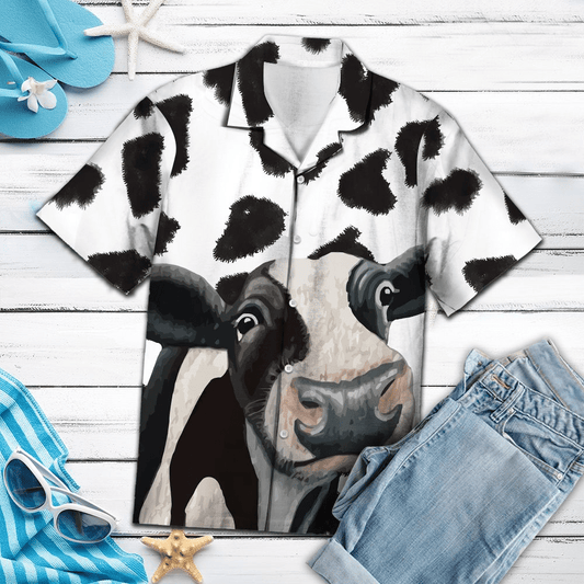 Funny Cow Farmer Hawaiian Aloha Shirts #HL