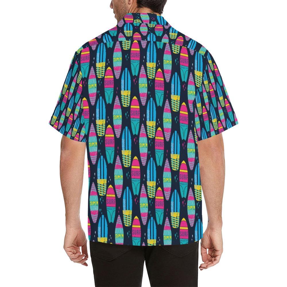 Surfboard Colorful Print Design Hawaiian Shirt