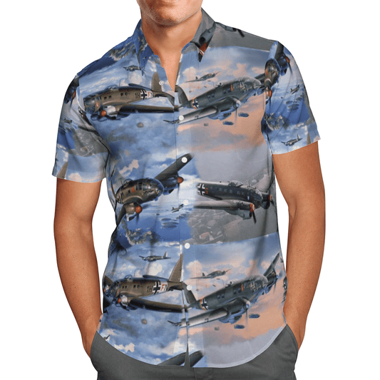 Heinkel   Blue Unique Design Unisex Hawaiian Shirt For Men And Women Dhc17063168