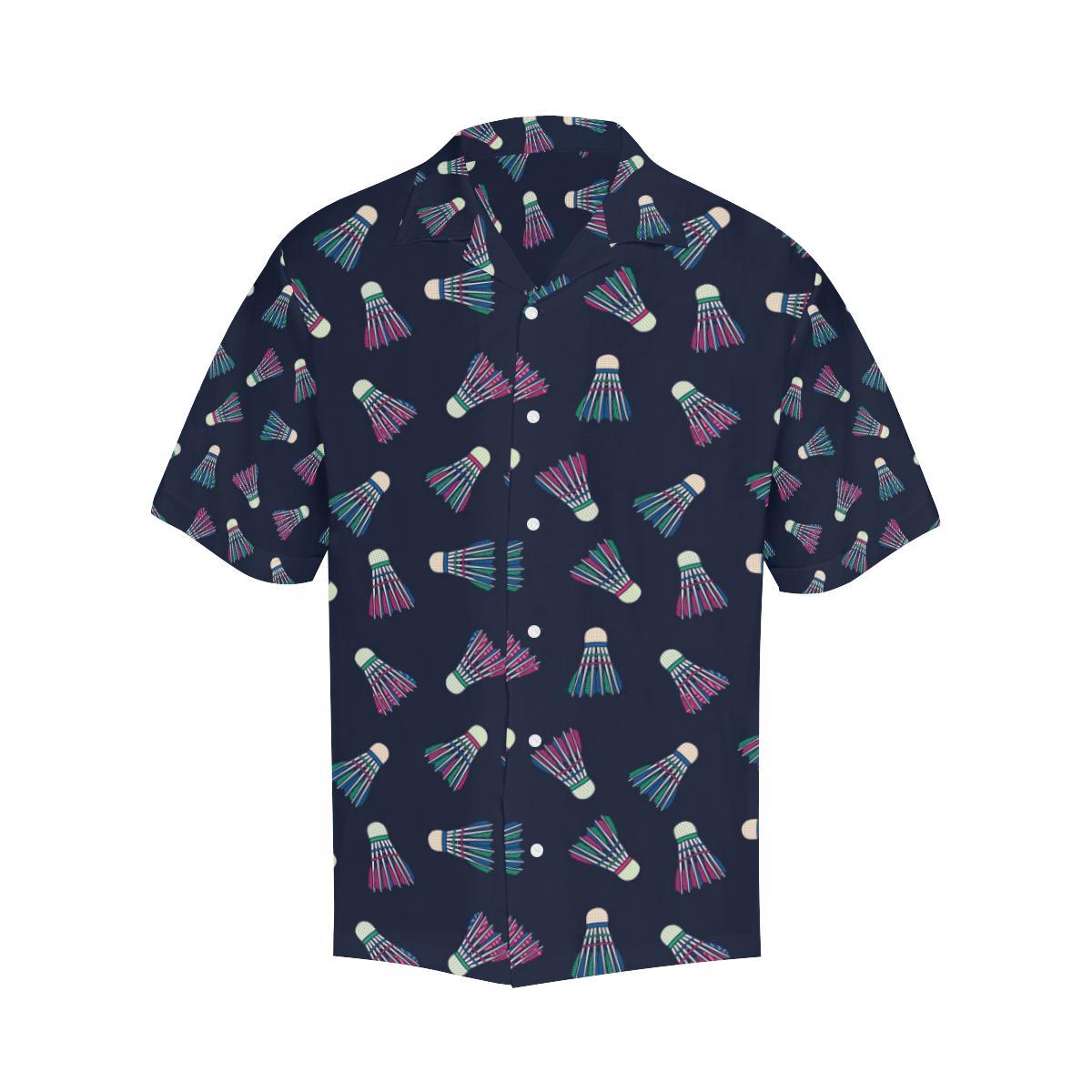 Badminton Ball Pattern Print Design Hawaiian Shirt