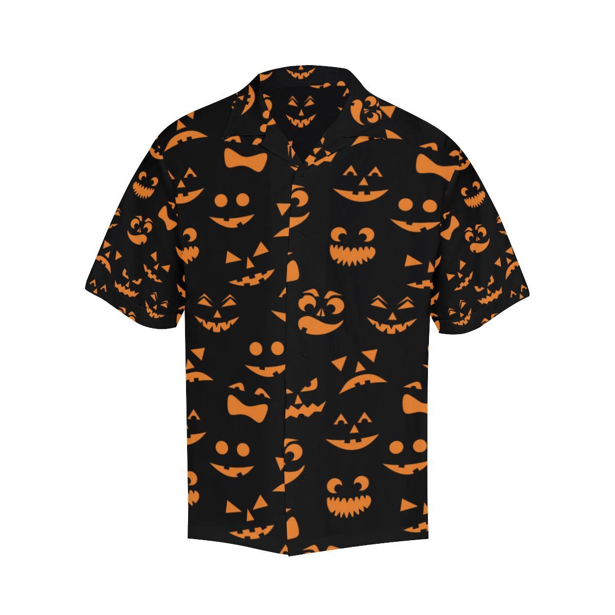 Halloween Pattern Print Design Hawaiian Shirt