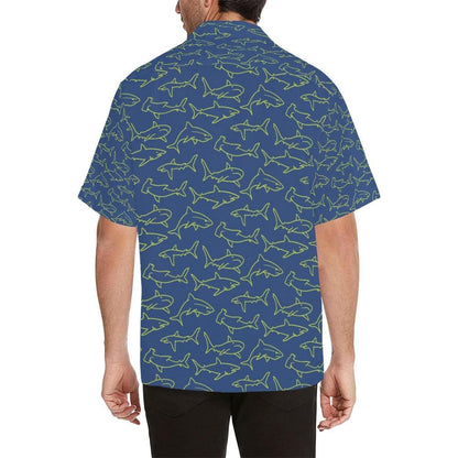 Shark Print Design Hawaiian Shirt