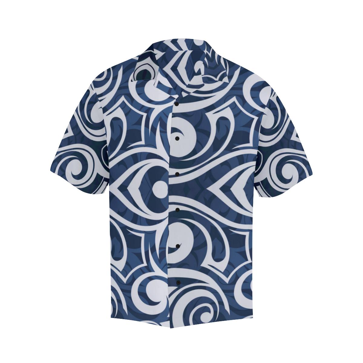 Maori Pattern Print Design Hawaiian Shirt