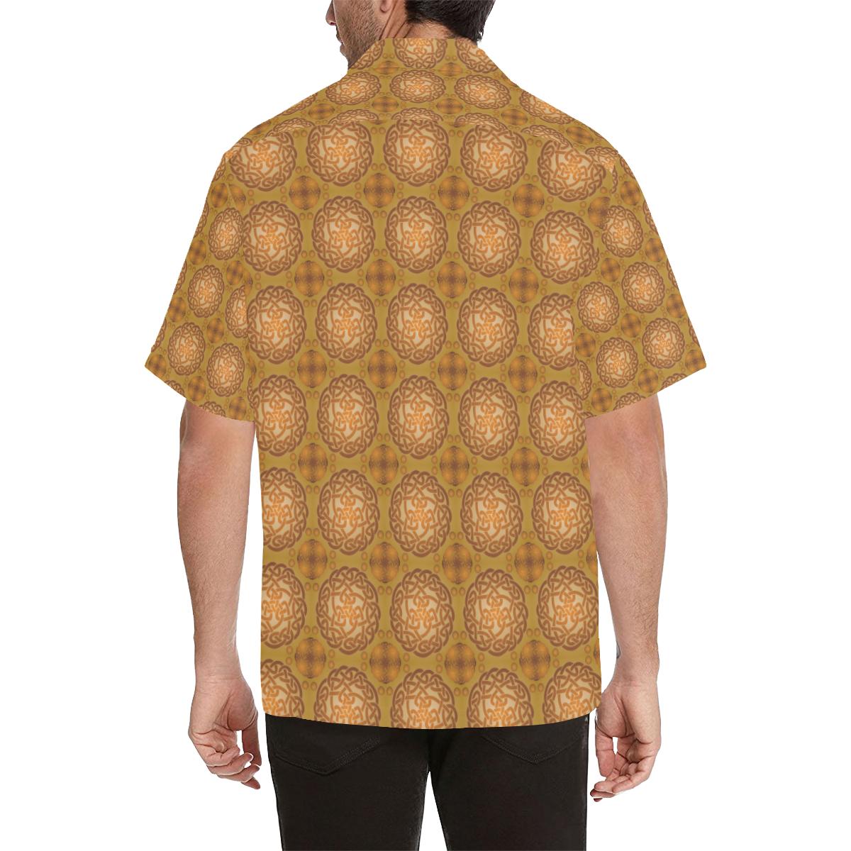 Celtic Pattern Print Design Hawaiian Shirt