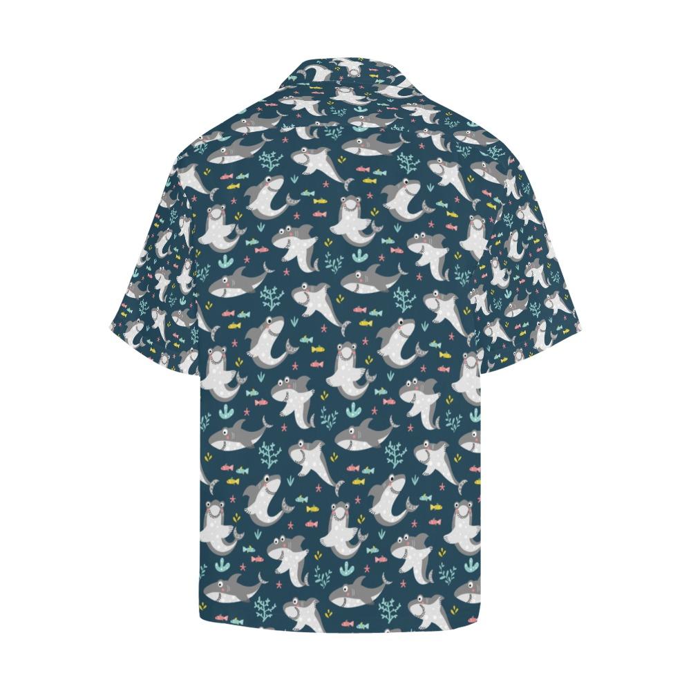 Shark Print Design Hawaiian Shirt