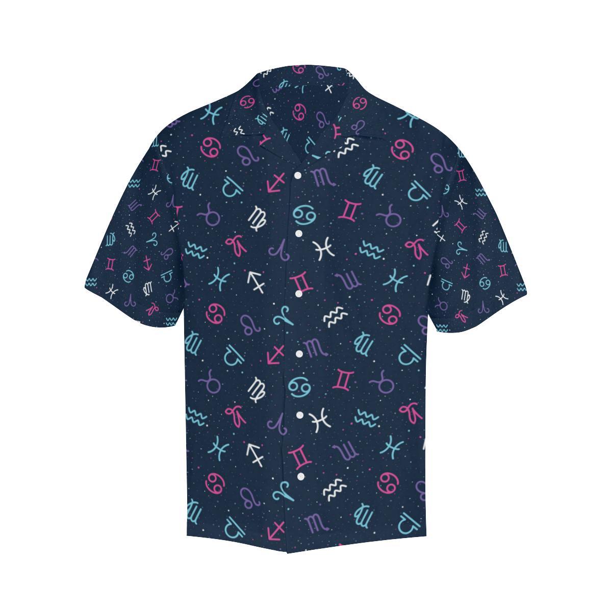 Constellation Pattern Print Design Hawaiian Shirt
