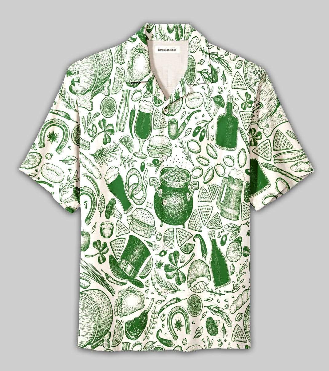 Hearty Dining Table Funny Irish Unisex Hawaiian Shirts #DH