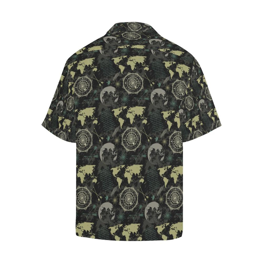 World Map Print Design Hawaiian Shirt